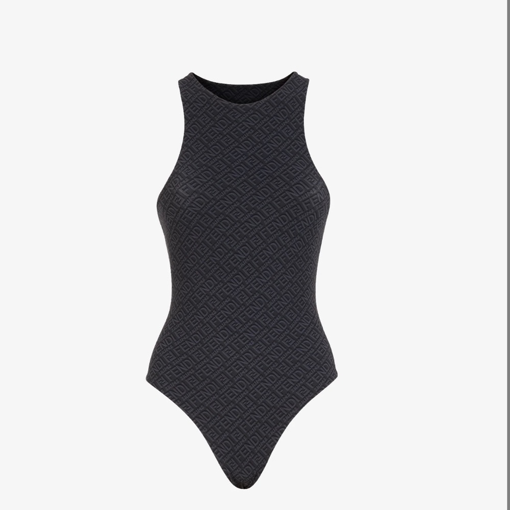 FENDI X SKIMS High Neck Bodysuit BLACK size Small          Pe-Order CONFIRMED